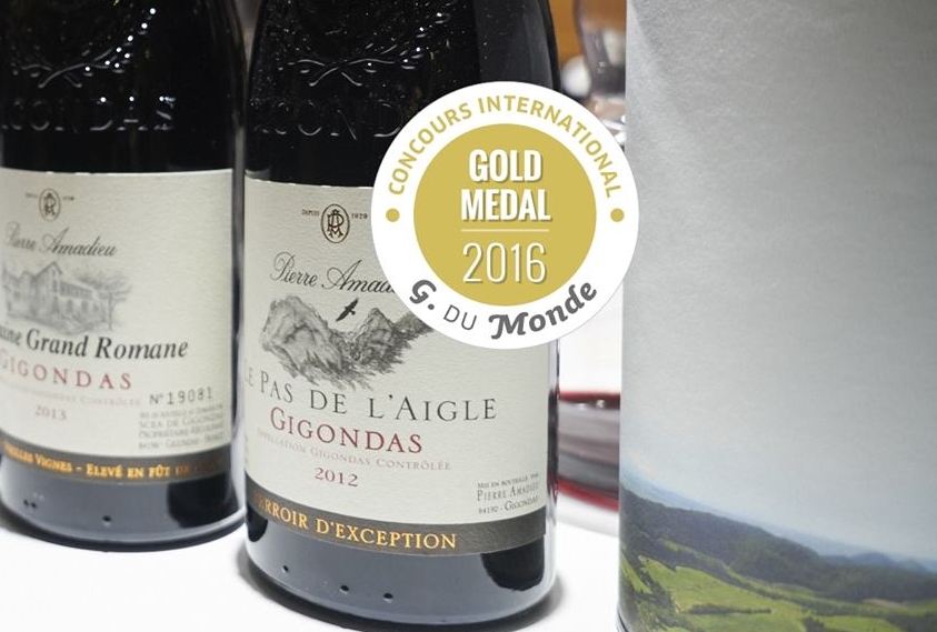 medaille grenache du monde Gigondas Pas de l'Aigle