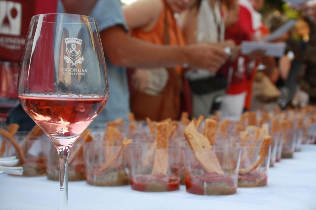 Gigondas rosé accords IMG_8041