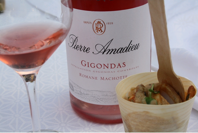 Accords Gigondas Romane Machotte rosé