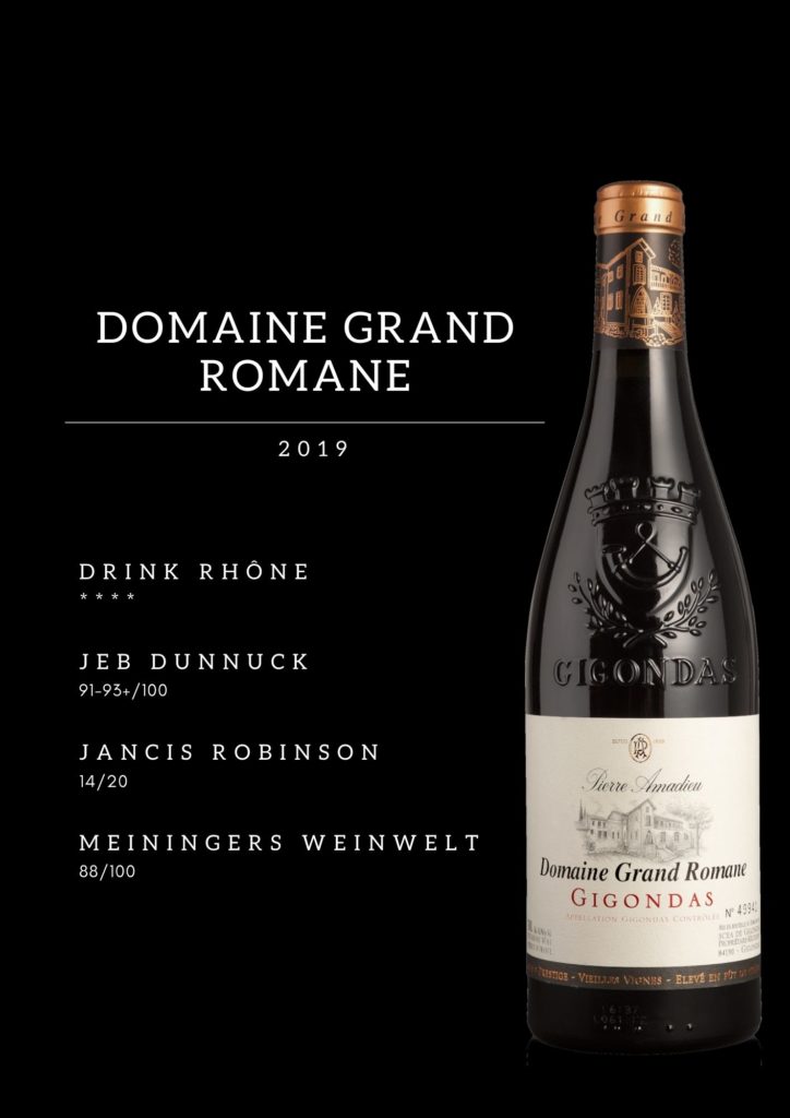 Note Presse Gigondas Domaine Grand Romane 2019