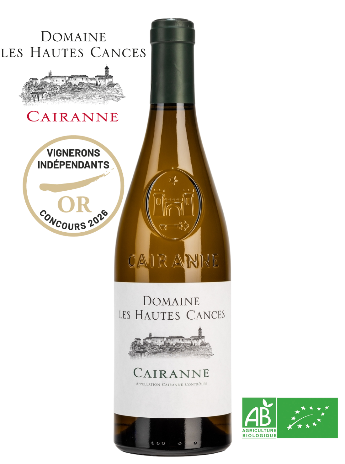 BT Cairanne blanc Domaine Les Hautes Cances 2025