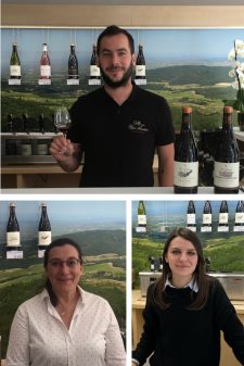 Equipe caveau Baptiste, Geneviève et Marthe